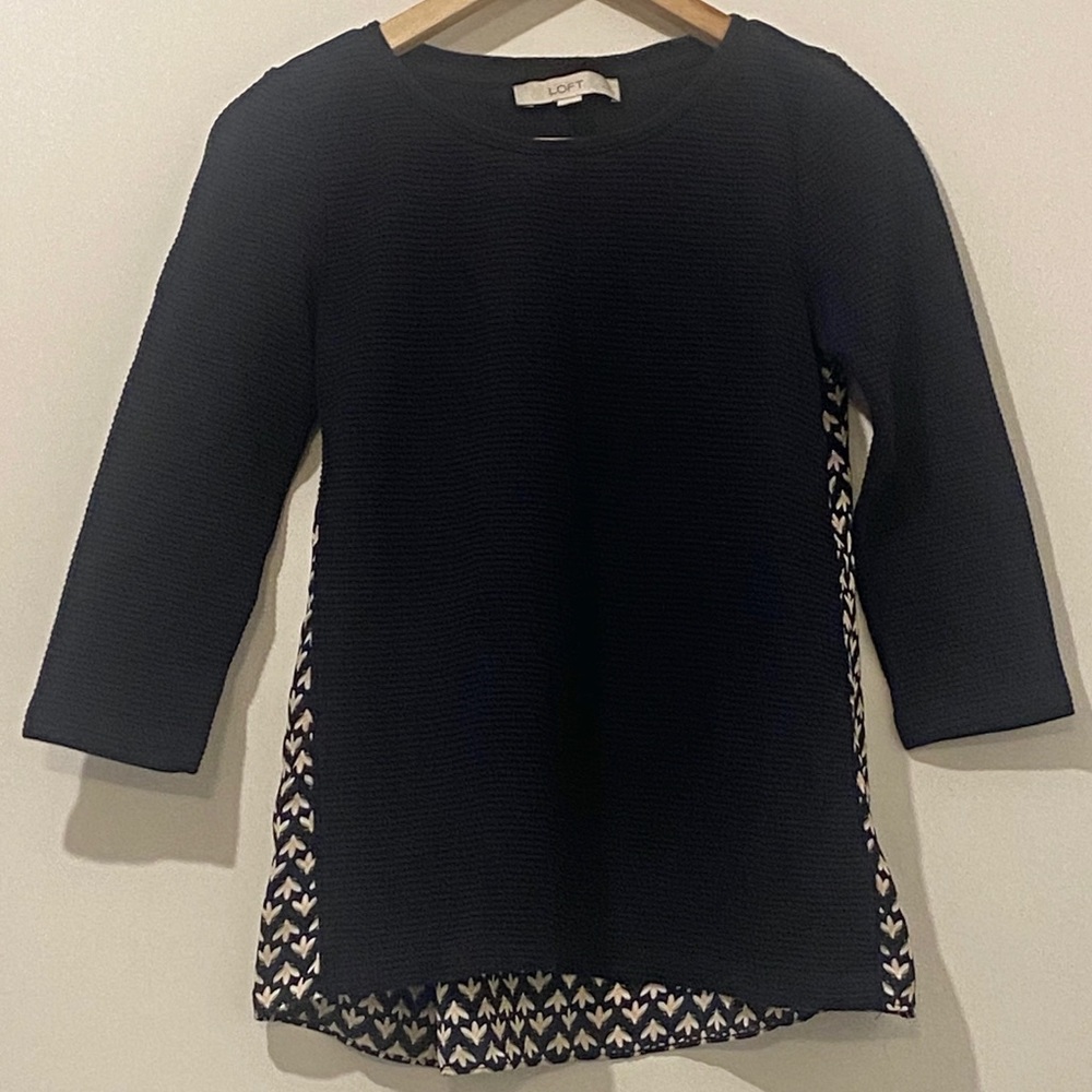 J crew navy blue sweater. Size XXSP